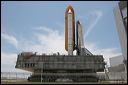 Discovery rolls to the launch pad