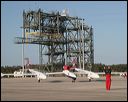 Virgin Atlantic GlobalFlyer lands at KSC